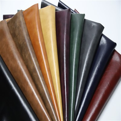 China Vintage Pu Lledr PU Lledr Olew-Gwyr Lledr Eco-Gyfeillgar Ffasiwn Lledr Faux Tecstilau ar gyfer Dillad Bagiau Esgidiau Dillad Gêr Awyr Agored Dodrefn Cartref Affeithwyr